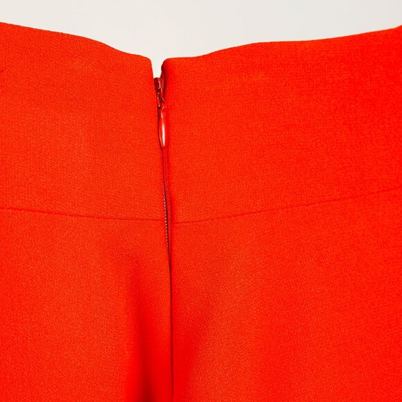 Fausto Puglisi Orange & Black Velvet Appliqué Circle Skirt - Picture 7 of 10